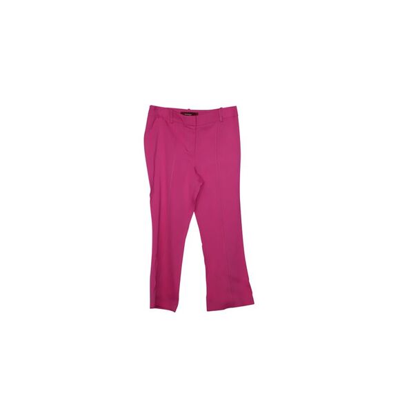 Sies Marjan Danit Flared Cropped Tailored Trousers in Pink Viscose